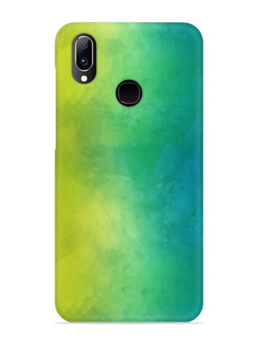 Yellow Green Gradient Snap Case for Vivo V11 Zapvi