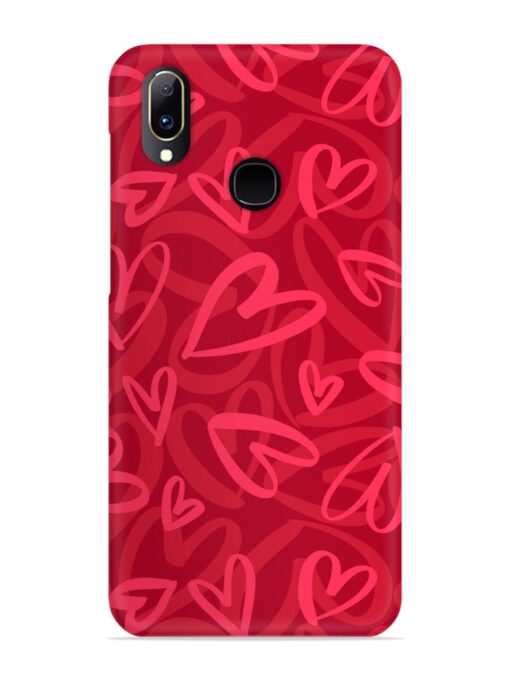 Seamless Romantic Pattern Snap Case for Vivo V11 Zapvi