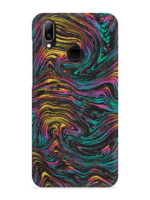 Abstract Liquid Colors Snap Case for Vivo V11 Zapvi