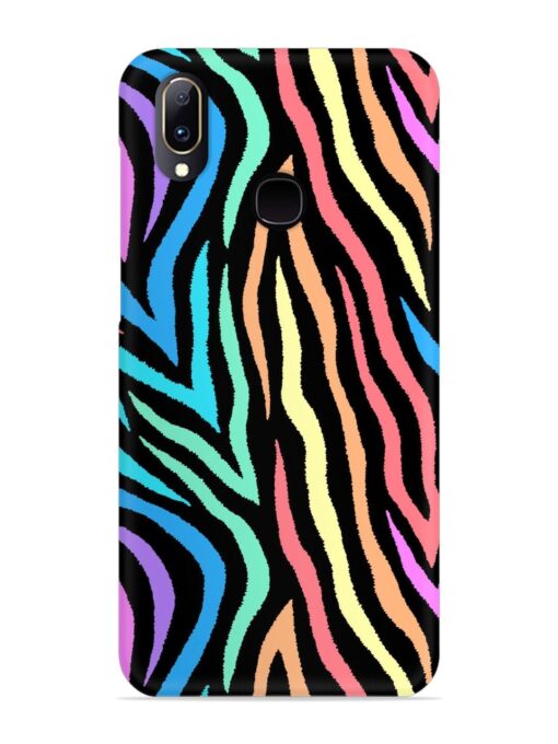 Colorful Abstract Zebra Snap Case for Vivo V11 Zapvi