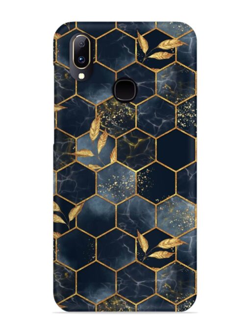 Marble Hexagon Seamless Snap Case for Vivo V11 Zapvi