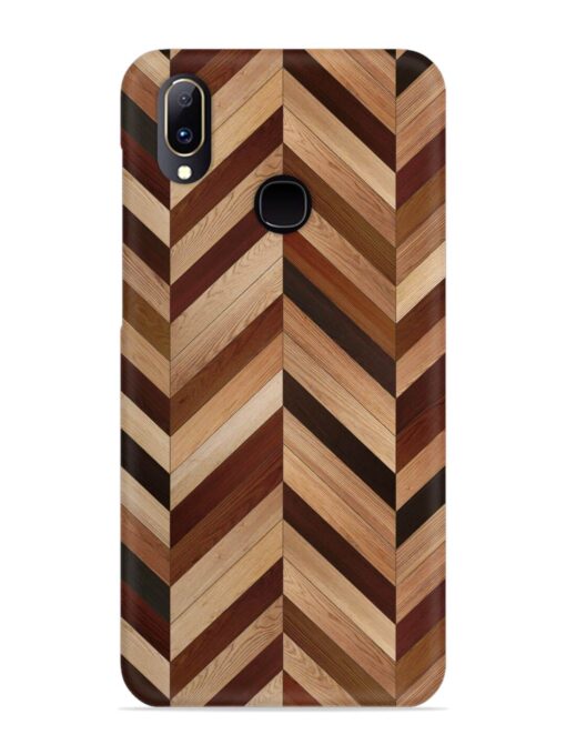 Seamless Wood Parquet Snap Case for Vivo V11 Zapvi