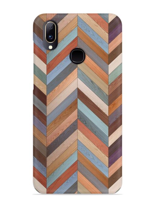 Seamless Wood Parquet Snap Case for Vivo V11 Zapvi