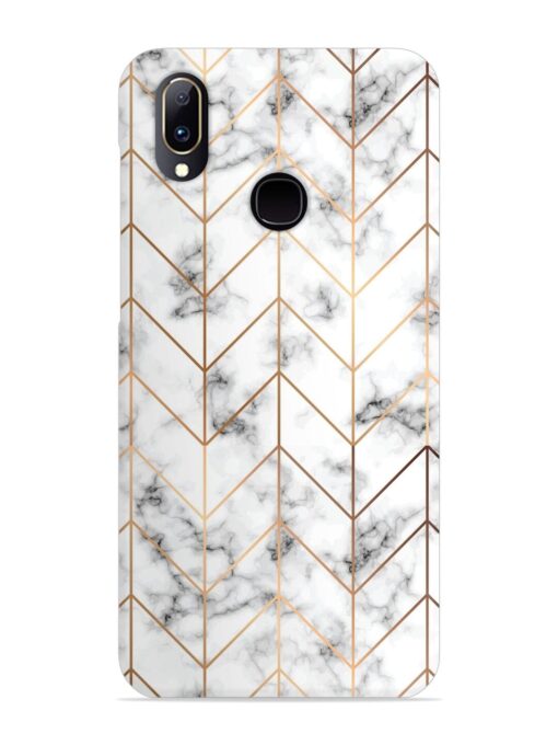 Vector Marble Texture Snap Case for Vivo V11 Zapvi