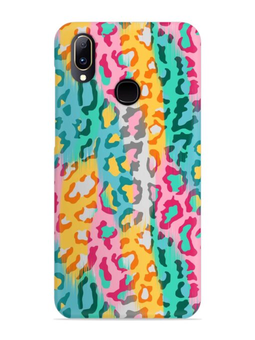 Seamless Vector Colorful Snap Case for Vivo V11 Zapvi