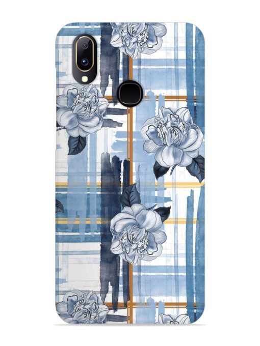 Watercolor Pattern Rose Snap Case for Vivo V11 Zapvi