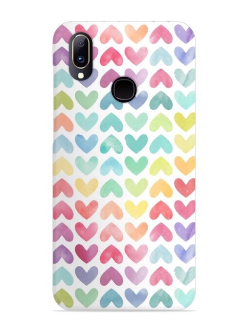 Seamless Colorful Watercolor Snap Case for Vivo V11 Zapvi