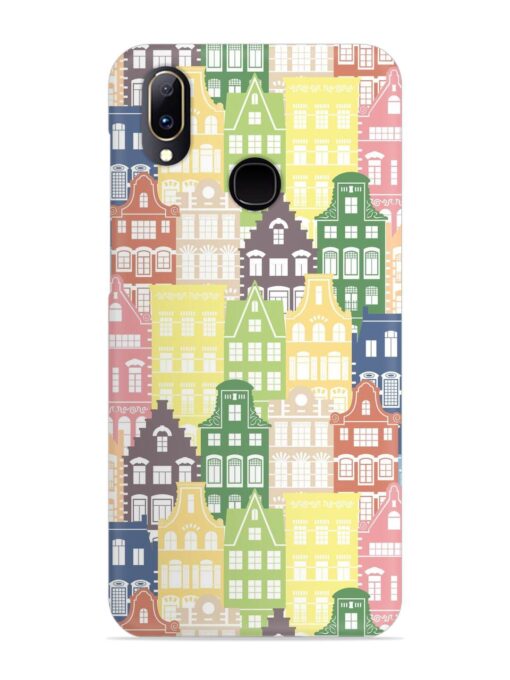 Seamless Shapes Pattern Snap Case for Vivo V11 Zapvi