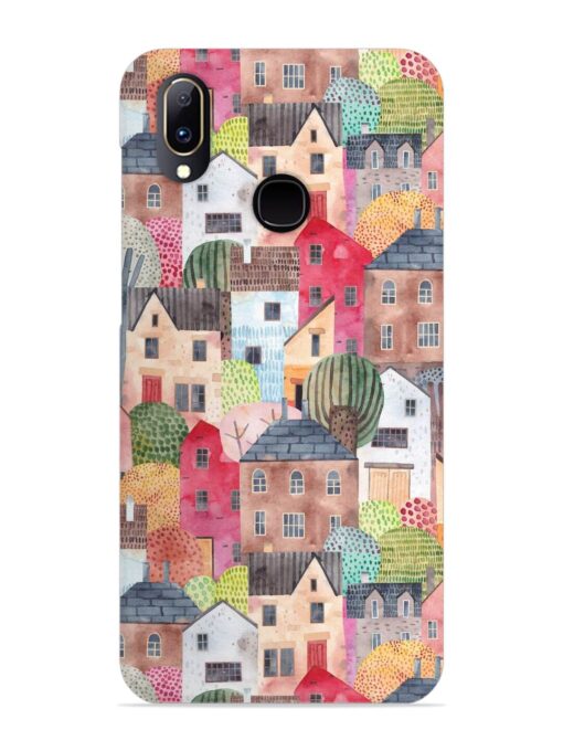 Abstract Seamless Pattern Snap Case for Vivo V11 Zapvi