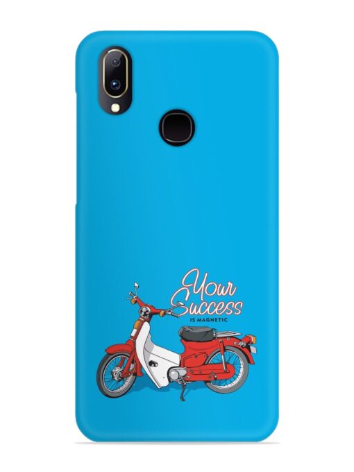 Motorcycles Image Vector Snap Case for Vivo V11 Zapvi