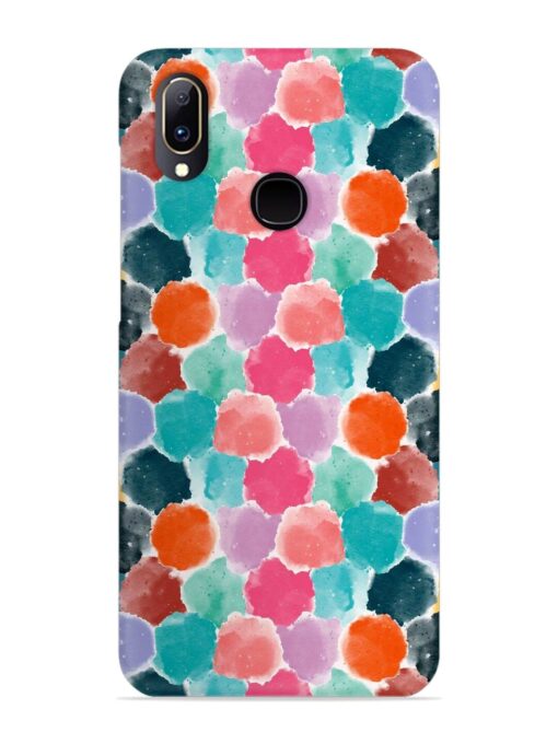 Colorful Seamless Pattern Snap Case for Vivo V11 Zapvi