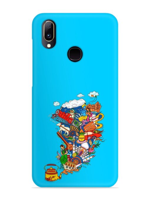 Vector Design Indian Snap Case for Vivo V11 Zapvi