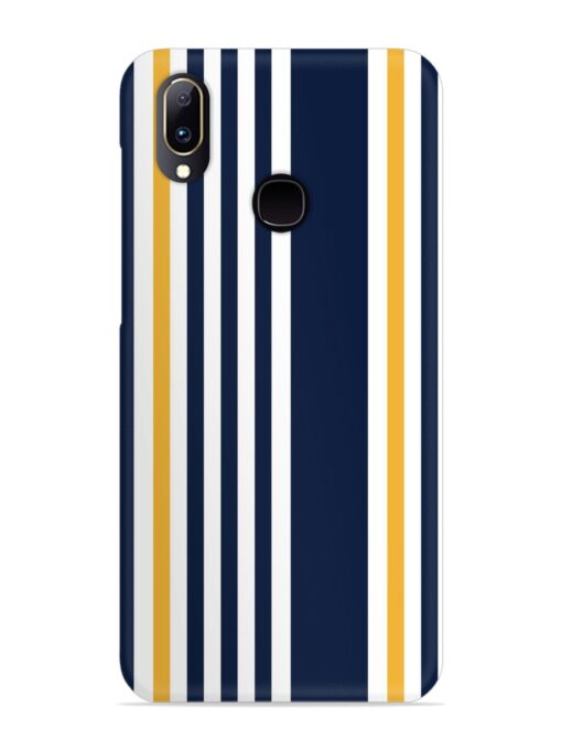 Seamless Stripe Pattern Snap Case for Vivo V11 Zapvi