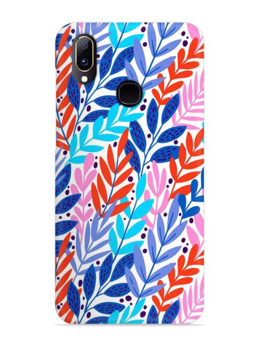 Bright Floral Tropical Snap Case for Vivo V11 Zapvi