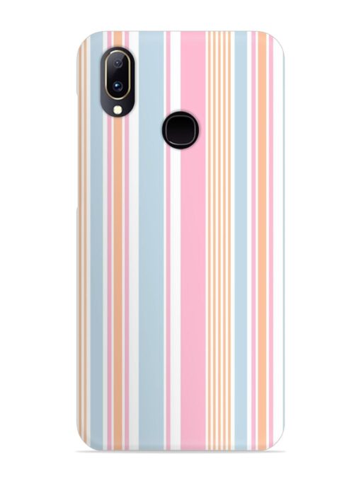 Stripe Seamless Pattern Snap Case for Vivo V11 Zapvi