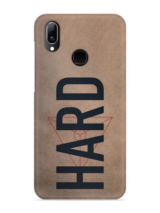 Hard Typo Snap Case for Vivo V11 Zapvi