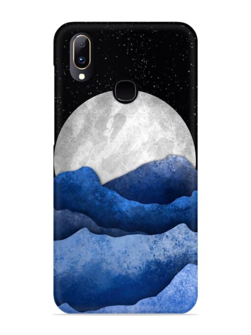 Full Moon Mountain Vector Snap Case for Vivo V11 Zapvi