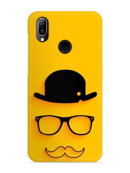 Classic Face Vector Snap Case for Vivo V11 Zapvi