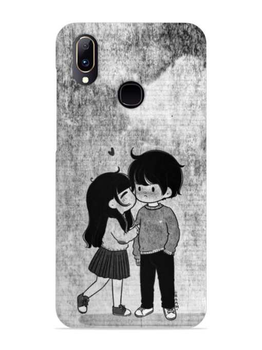 Couple Love Highlights Snap Case for Vivo V11 Zapvi