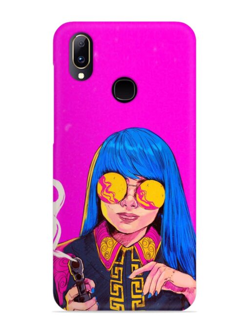 Aesthetic Anime Girl Snap Case for Vivo V11 Zapvi