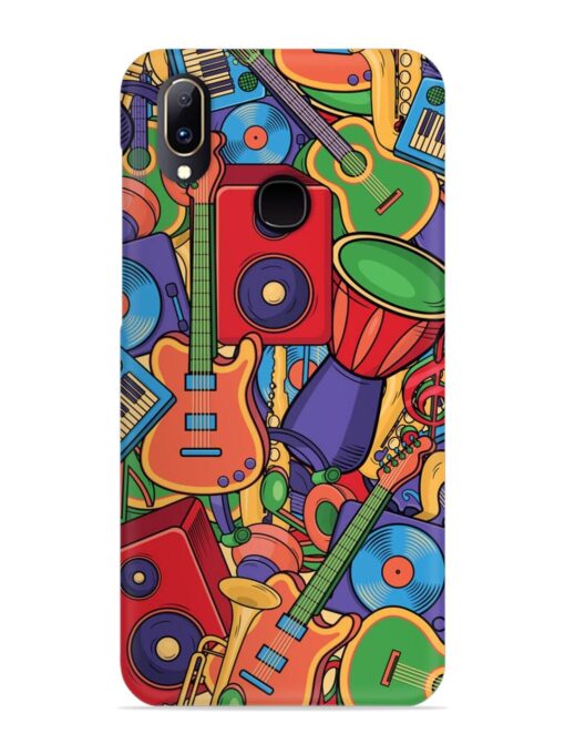 Colorful Music Art Snap Case for Vivo V11 Zapvi