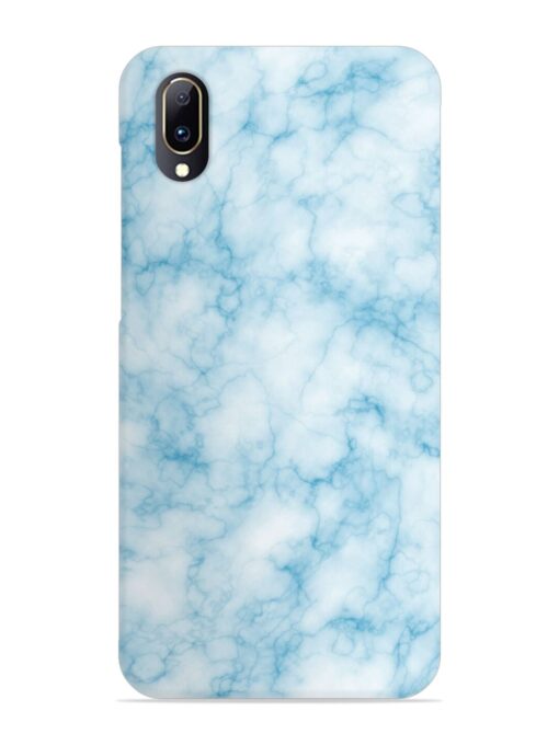 Blue White Natural Marble Snap Case for Vivo V11 Pro Zapvi