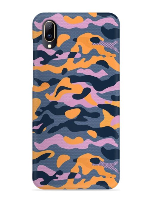 Camouflage Army Military English Orange Art Snap Case for Vivo V11 Pro Zapvi