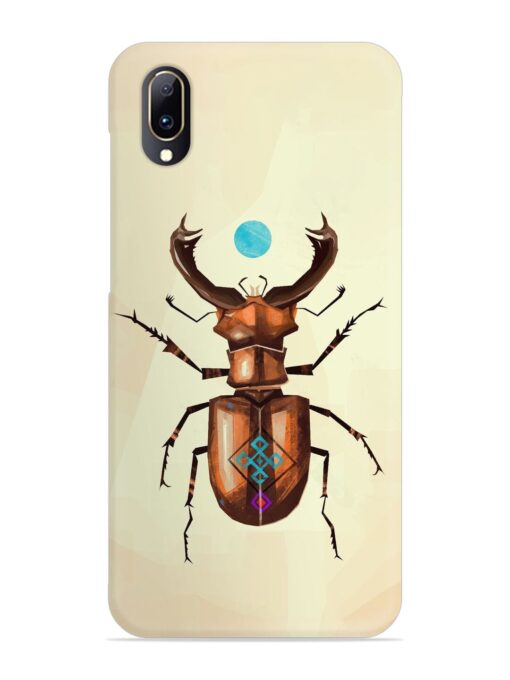 Stag Beetle Vector Snap Case for Vivo V11 Pro Zapvi