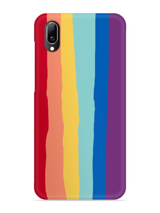 Rainbow Genuine Liquid Snap Case for Vivo V11 Pro Zapvi