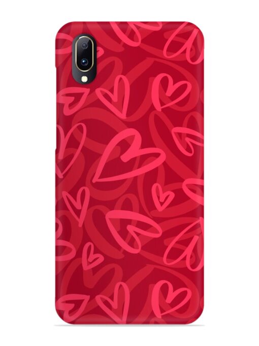 Seamless Romantic Pattern Snap Case for Vivo V11 Pro Zapvi