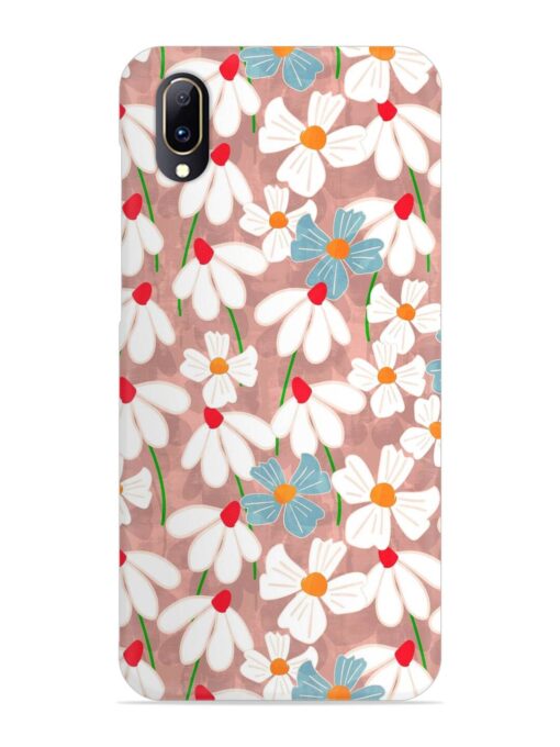 Abstract Petal Flowers Snap Case for Vivo V11 Pro Zapvi