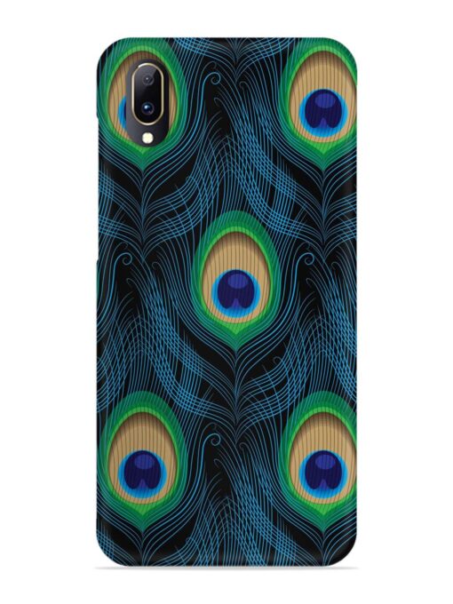 Seamless Pattern Peacock Snap Case for Vivo V11 Pro Zapvi