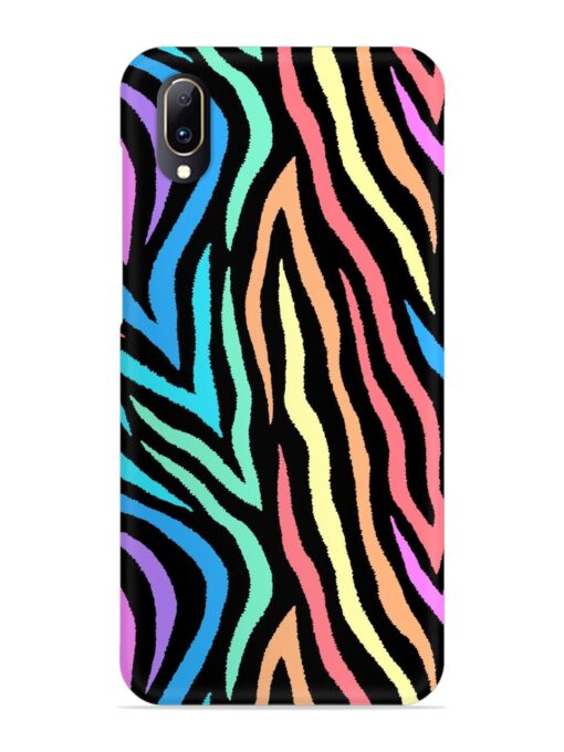 Colorful Abstract Zebra Snap Case for Vivo V11 Pro Zapvi