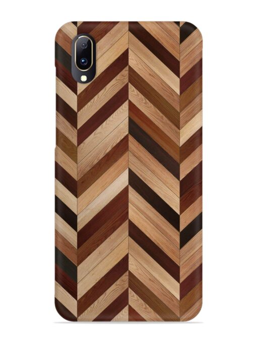 Seamless Wood Parquet Snap Case for Vivo V11 Pro Zapvi