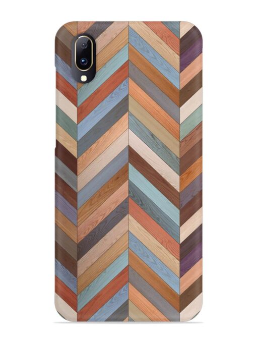 Seamless Wood Parquet Snap Case for Vivo V11 Pro Zapvi