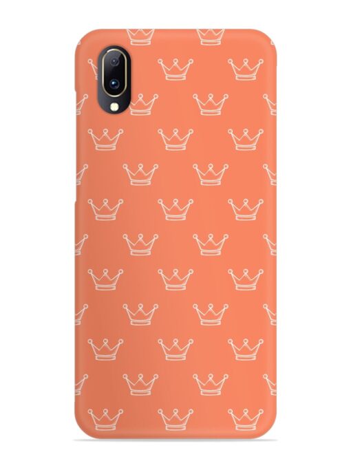 Hand Drawn Crown Snap Case for Vivo V11 Pro Zapvi