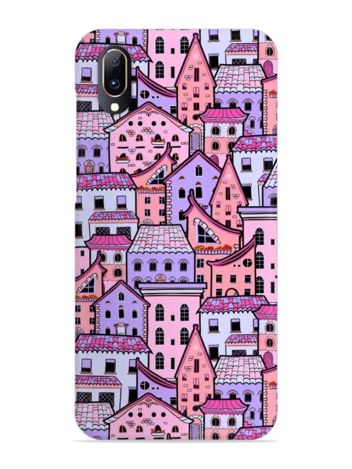 Seamless Pattern Houses Snap Case for Vivo V11 Pro Zapvi