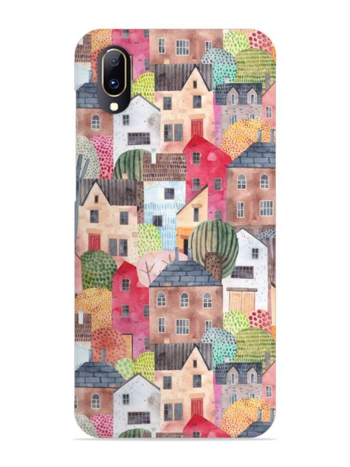 Abstract Seamless Pattern Snap Case for Vivo V11 Pro Zapvi