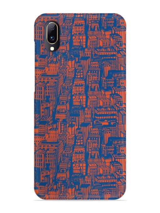 Hand Drawn Seamless Snap Case for Vivo V11 Pro Zapvi