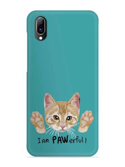 Typography Slogan Cat Snap Case for Vivo V11 Pro Zapvi