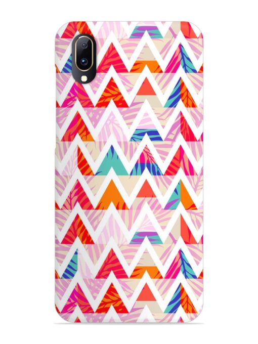 Abstract Triangle Background Snap Case for Vivo V11 Pro Zapvi