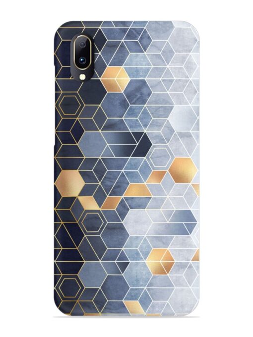 Geometric Abstraction Hexagons Snap Case for Vivo V11 Pro Zapvi