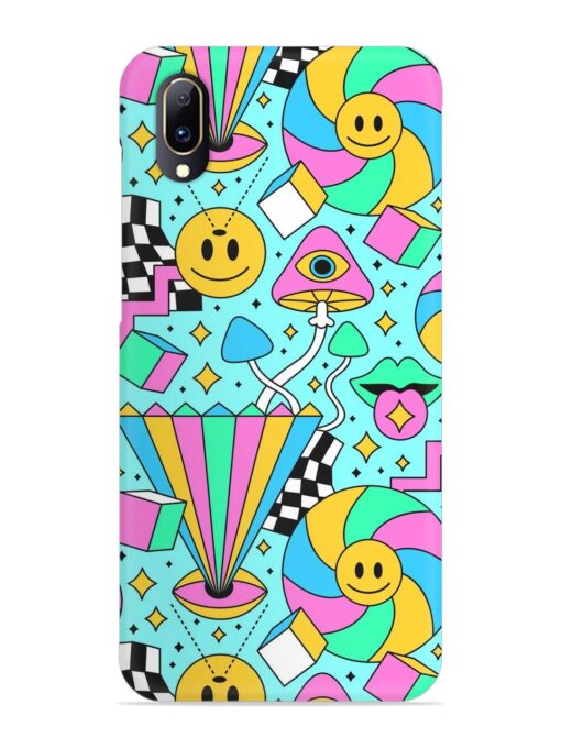 Trippy Rainbow 60S Snap Case for Vivo V11 Pro Zapvi