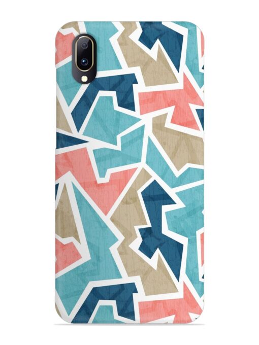 Vintage Geometric Triangle Snap Case for Vivo V11 Pro Zapvi