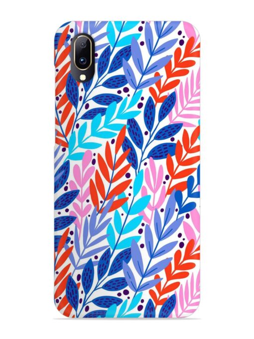 Bright Floral Tropical Snap Case for Vivo V11 Pro Zapvi