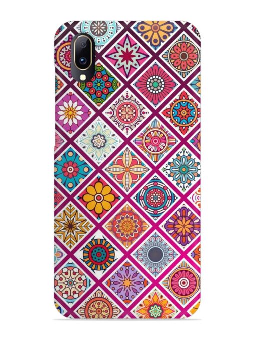 Seamless Tile Pattern Snap Case for Vivo V11 Pro Zapvi