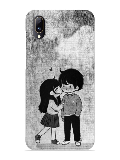 Couple Love Highlights Snap Case for Vivo V11 Pro Zapvi