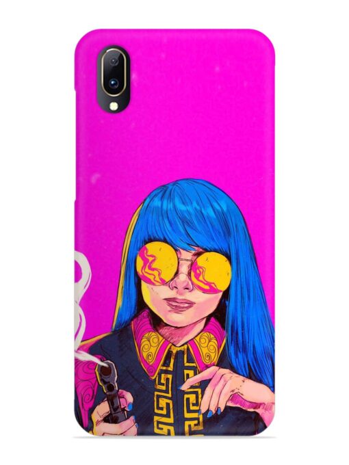 Aesthetic Anime Girl Snap Case for Vivo V11 Pro Zapvi