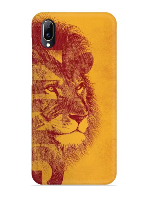 Gold Lion Crown Art Snap Case for Vivo V11 Pro Zapvi