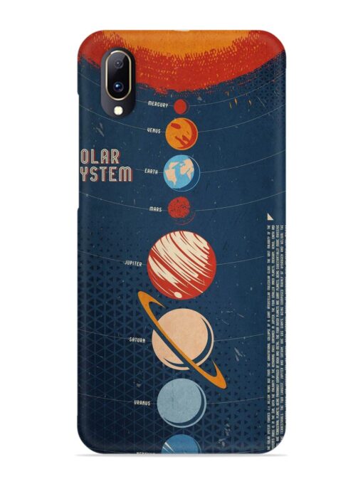 Solar System Vector Snap Case for Vivo V11 Pro Zapvi